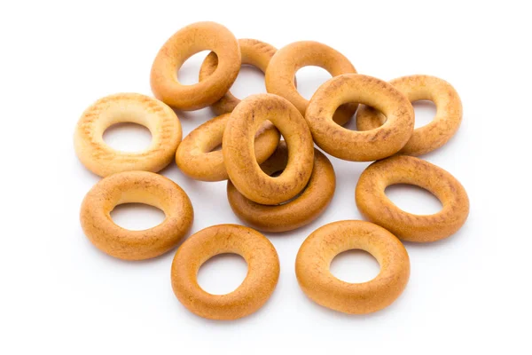 Bagels isolated on a white background. — Stock Photo, Image