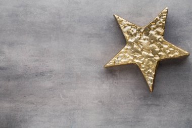 Noel yıldız. Noel desen. Arka plan gri renk üzerinde