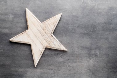 Noel yıldız. Noel desen. Arka plan gri renk üzerinde