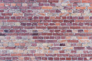 Eski model tuğla duvarın arka planı.