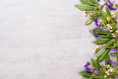 Metin için alanı olan bir spa arkaplanı. Spa tebrik kartına iyi gelir.. 