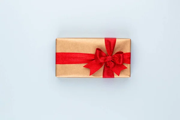 Caixas Presente Natal Fundo Pastel — Fotografia de Stock