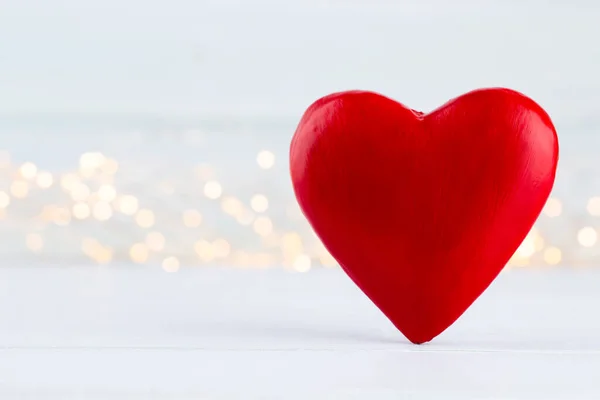 Fondo Del Día San Valentín Con Corazones Rojos Tarjetas Felicitación — Foto de Stock