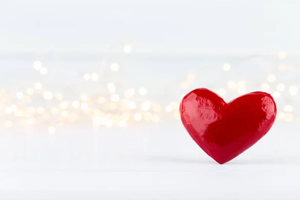 Valentinstag Hintergrund Mit Roten Herzen Große Karten — Stockfoto