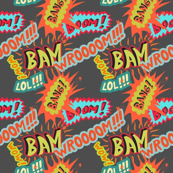 karikatür seamless modeli 