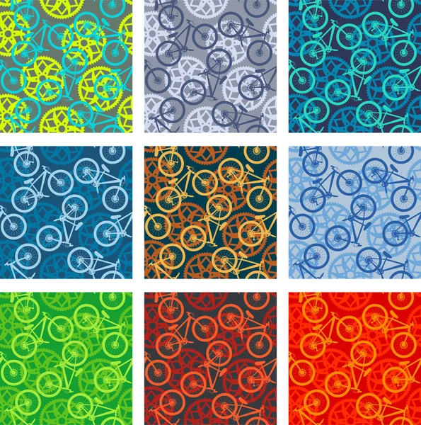 Gears pattern pack Royalty Free Stock Illustrations