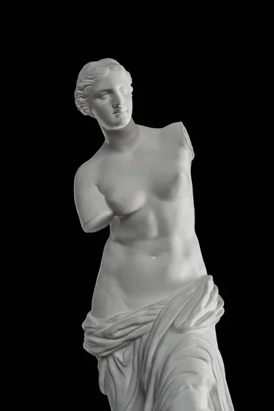 a statue of Venus, plaster column