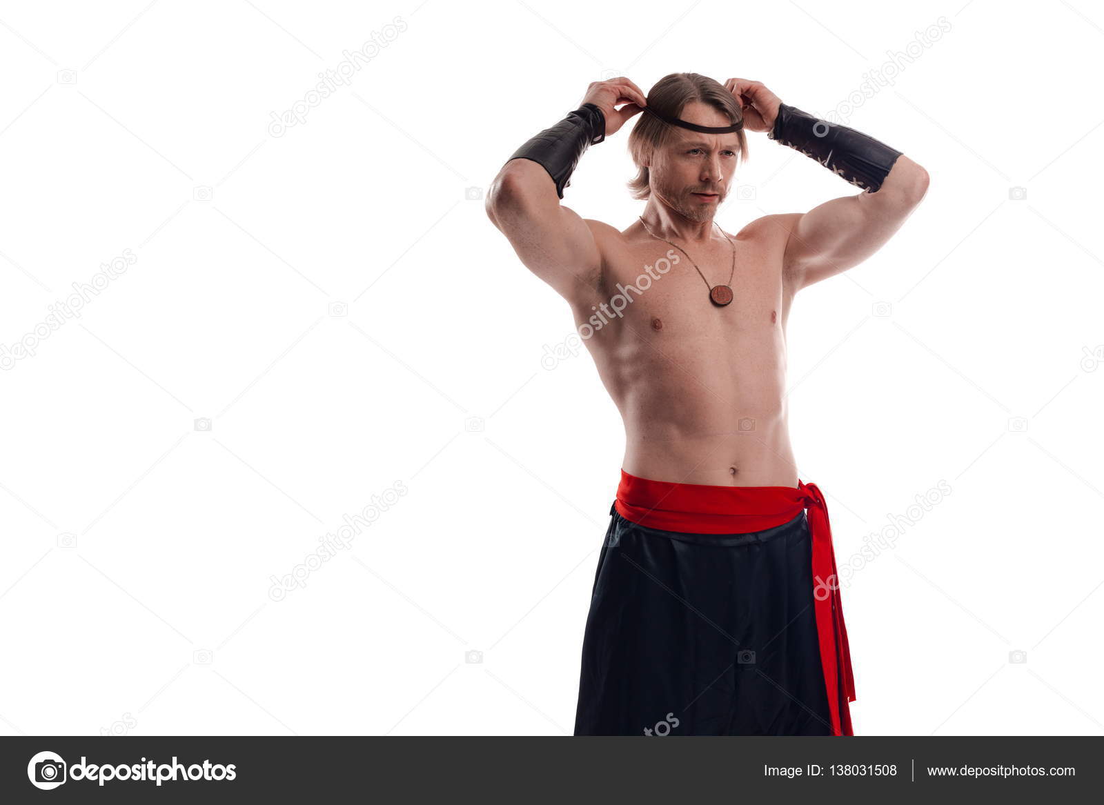 Pantalon Nu Homme Sportif Kozlik En Torse — Photographie Acteur Avec shtQrdCx