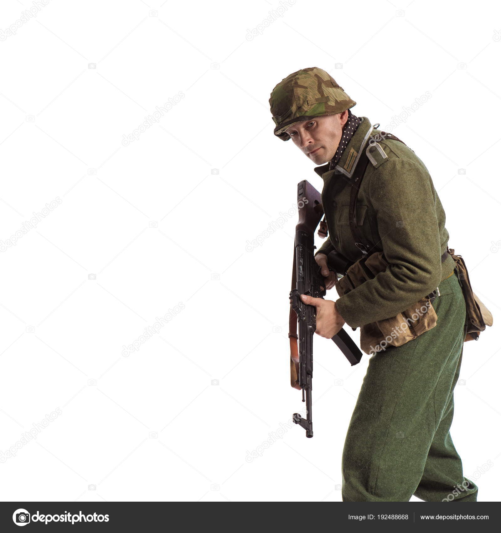 Man - machine gun Man - machine gun