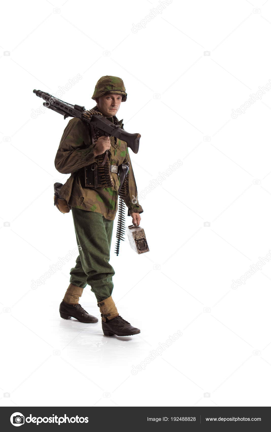 Man - machine gun Man - machine gun