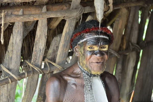 Ali Mabel, náčelník kmene Dani — Stock fotografie