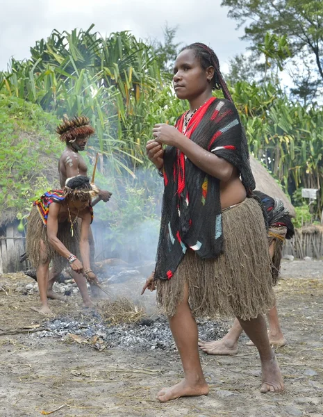 Dugum Dani tribe people — Stock Photo, Image