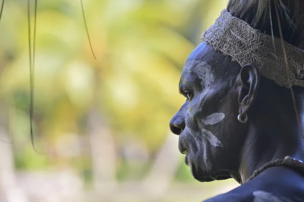 Hombre de la tribu de Asmat — Foto de Stock