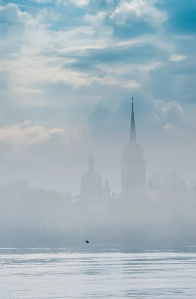 Nikolo Medvedsky kloster i nya Ladoga — Stockfoto