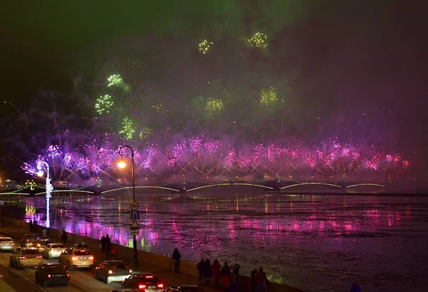 Noel atmosferi, St. Petersburg — Stok fotoğraf