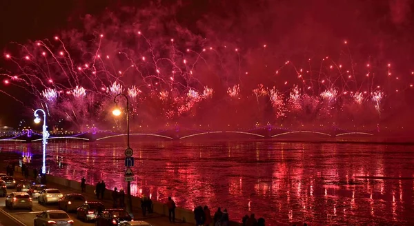 Noel atmosferi, St. Petersburg — Stok fotoğraf