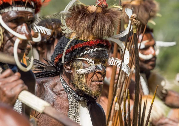 Dani Village Wamena Irian Jaya New Guinea Indonesia June 2016 – stockfoto