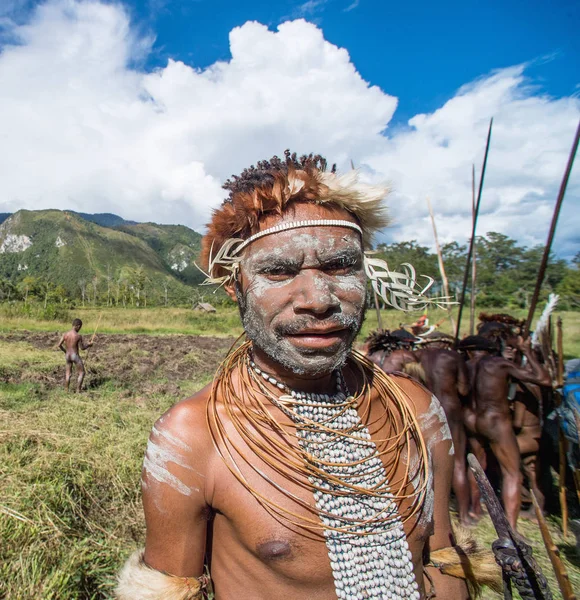 Dani Village Wamena Irian Jaya New Guinea Indonesia Junio 2016 — Foto de Stock