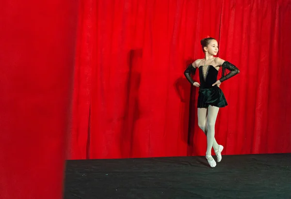 Performance of a children\'s private ballet school. Saint Petersburg. Russia