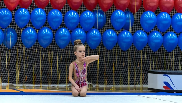 Saint Petersburg Russia February 2020 Year Children Rhythmic Gymnastics Competition — Stock Photo, Image