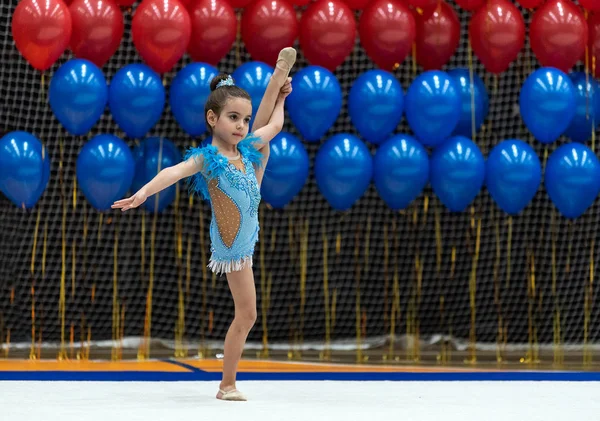 San Petersburgo Rusia Febrero 2020 Año Competencia Gimnasia Rítmica Infantil —  Fotos de Stock