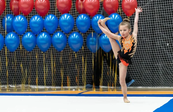 Saint Petersburg Russia February 2020 Year Children Rhythmic Gymnastics Competition — Stock Photo, Image