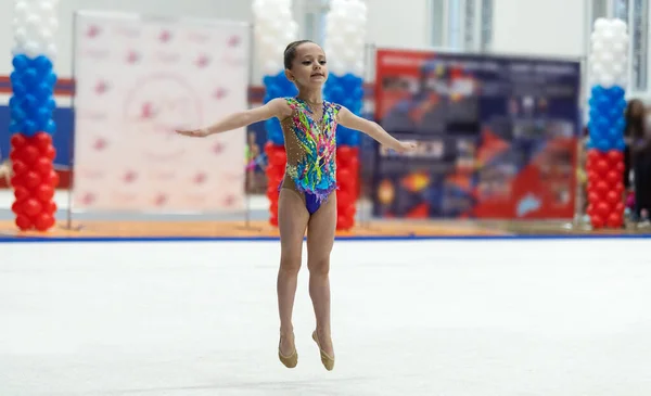 San Petersburgo Rusia Febrero 2020 Año Competencia Gimnasia Rítmica Infantil —  Fotos de Stock