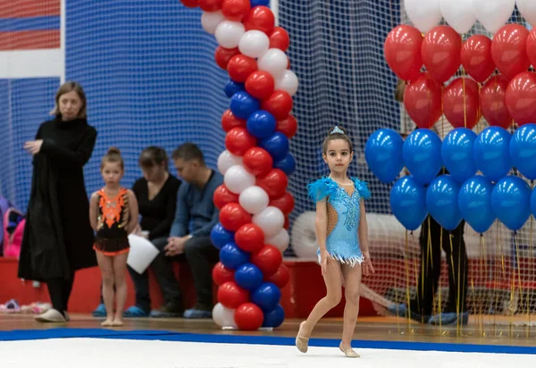 Saint Petersburg Russia February 2020 Year Children Rhythmic Gymnastics Competition — Stock Photo, Image