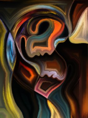 Renkli iletişim arka plan