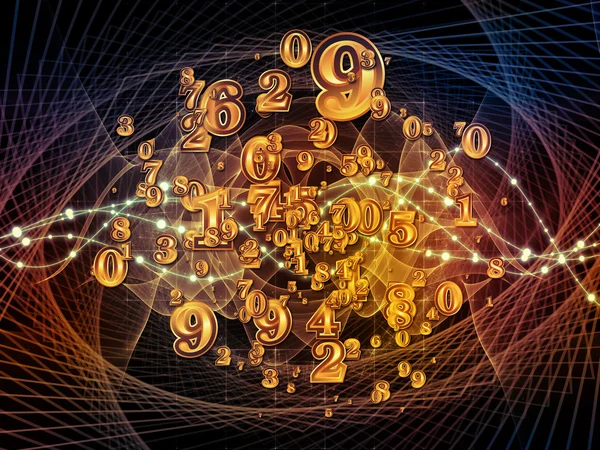 Synergieën van getallen — Stockfoto