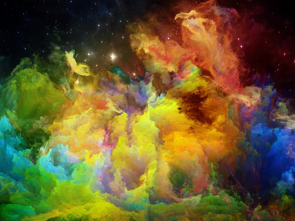 Magie van ruimte Nebula — Stockfoto