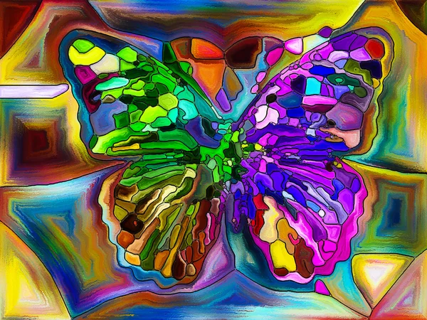Schmetterling Farben Hintergrund — Stockfoto