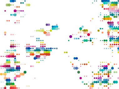 Canlı daire soyutlama