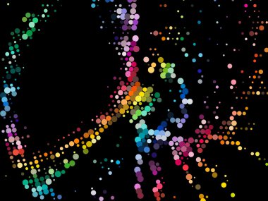 Canlı daire arka plan