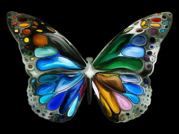 Farfalla Colori sfondo — Foto Stock