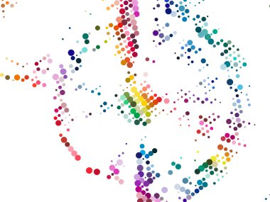 Canlı daire kompozisyon