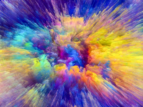Hintergrund der Farbexplosion — Stockfoto