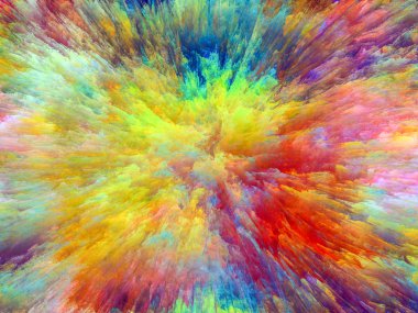 Patlama arka plan boya