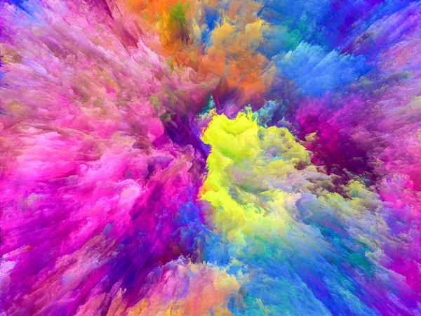 Цветной взрыв на фоне — стоковое фото