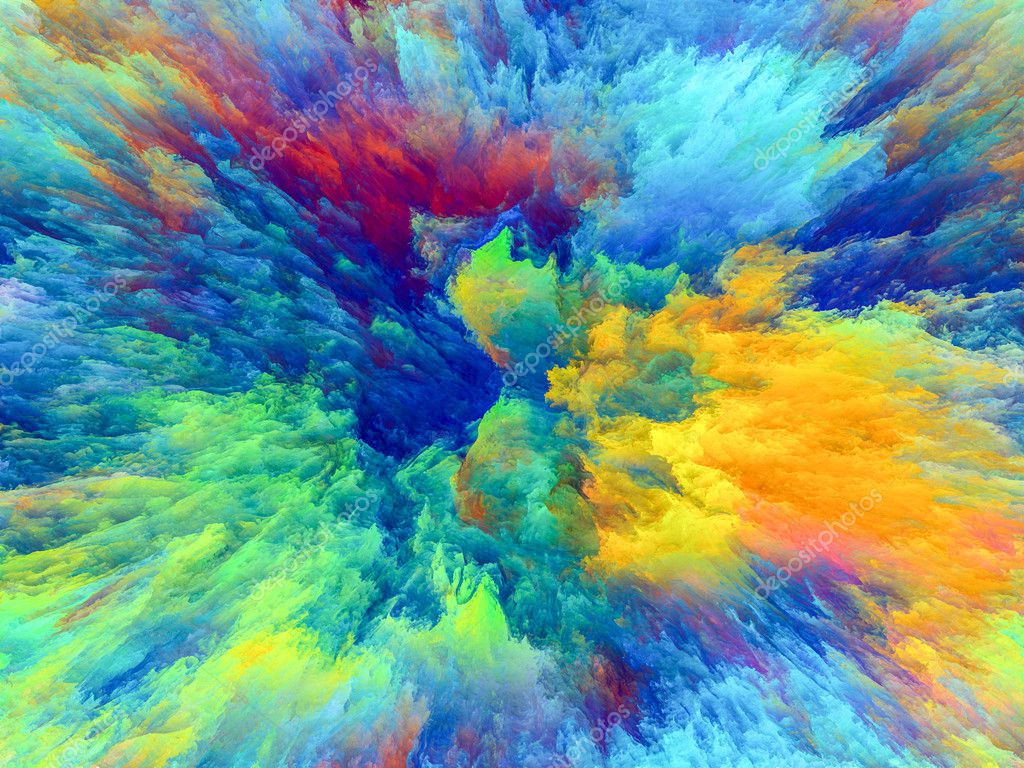 Paint Explosion background — Stock Photo © agsandrew #128631902