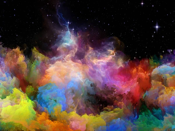 Elements of Space Nebula — Stock Photo, Image