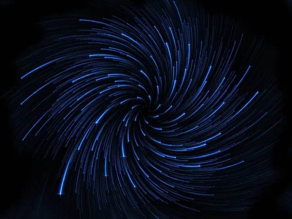 Glühen der sich bewegenden Teilchen — Stockfoto