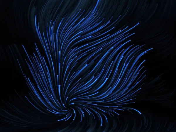 Parçacıklar hareket gelişen — Stok fotoğraf