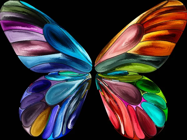 Latar belakang warna kupu-kupu — Stok Gambar Latar belakang warna kupu-kupu Stok Gambar