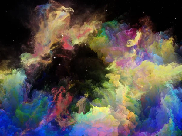 Ricordi di nebulosa spaziale — Foto Stock