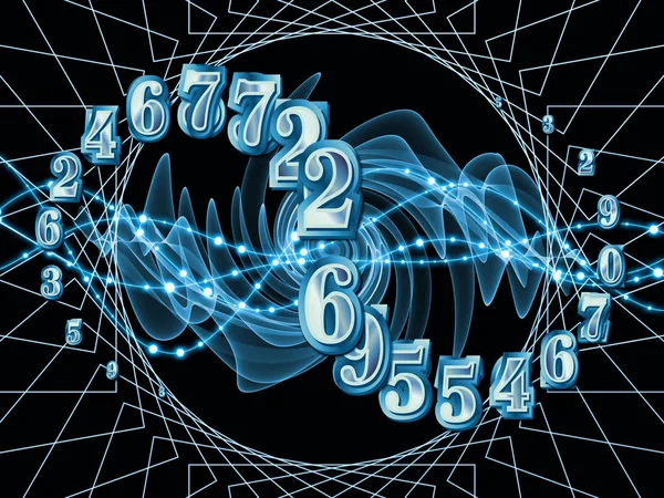 Conceptual Numbers background — Stock Photo, Image