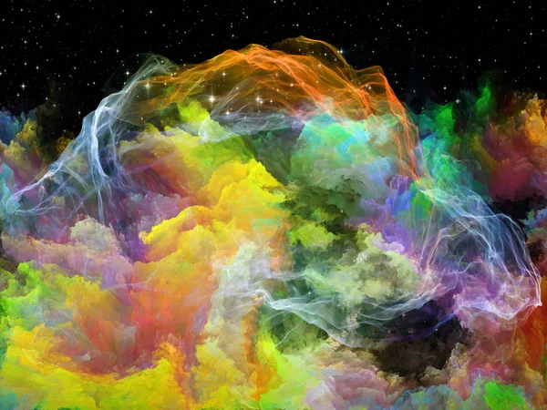 Magia da Nebulosa Espacial — Fotografia de Stock