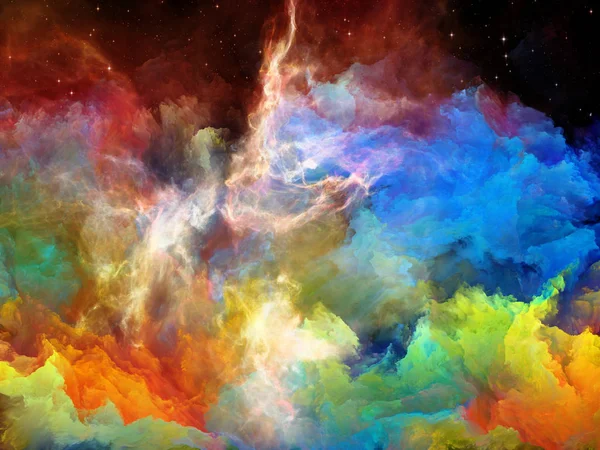 Nebulosa spaziale concettuale — Foto Stock