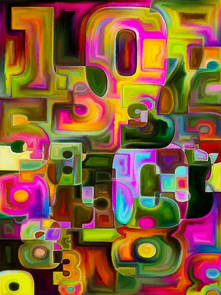 Numbers Processing background — Stock Photo, Image