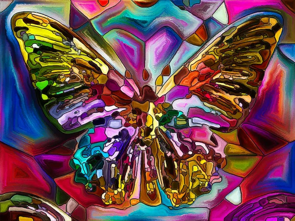 Метелик кольори фону — стокове фото